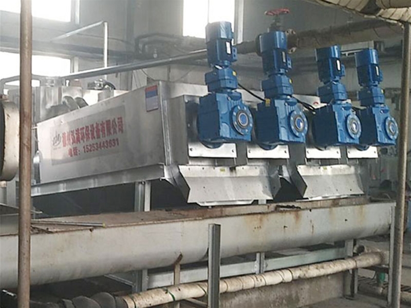 养殖业粪便污水处理设备叠螺机污泥脱水机